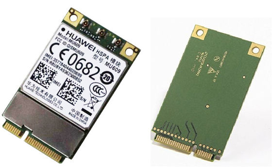 calidad  Mini PCI Express  3G Module HSPA M2M 14.4Mbps GPS MU609  For Huawei WCDMA Fábrica