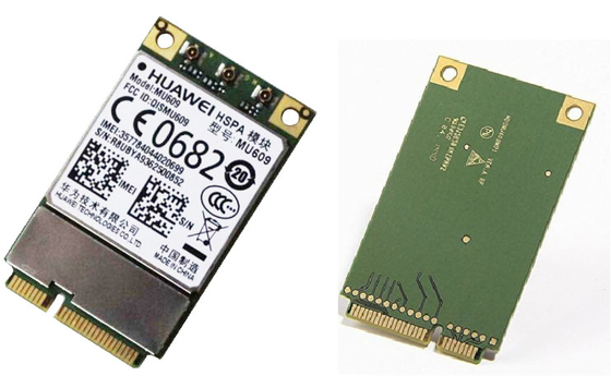 Mini módulo HSPA M2M 14.4Mbps GPS MU609 de PCI Express 3G para Huawei WCDMA