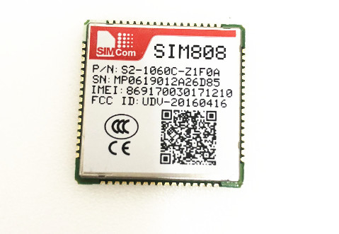 Módulo combinado de GPS GPRS de la banda del patio del módulo SIM808 SIMCOM del microprocesador 3G G/M GPRS